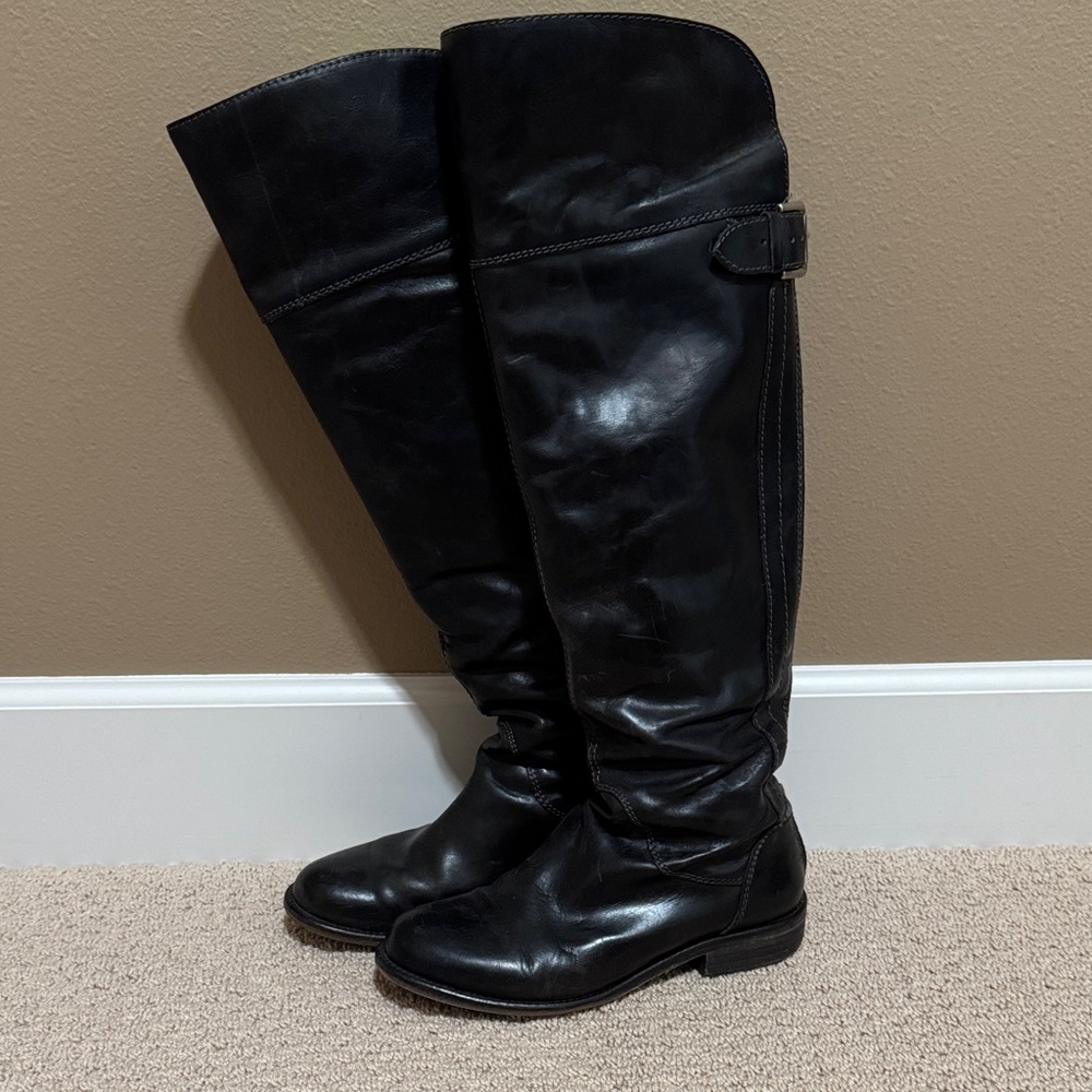 Woman’s Black Knee-High Boots